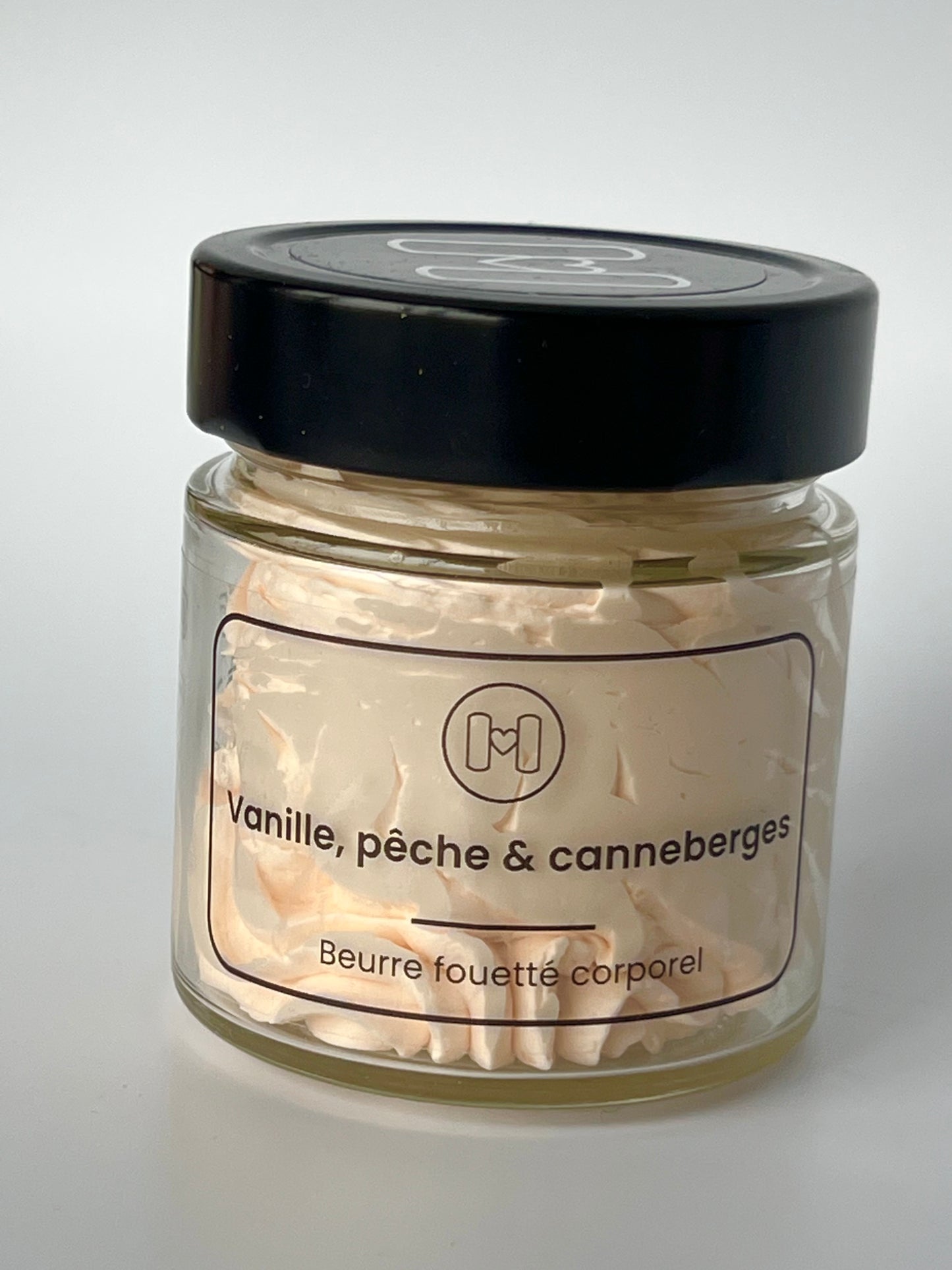 Beurre fouetté - Vanille, pêche et canneberges