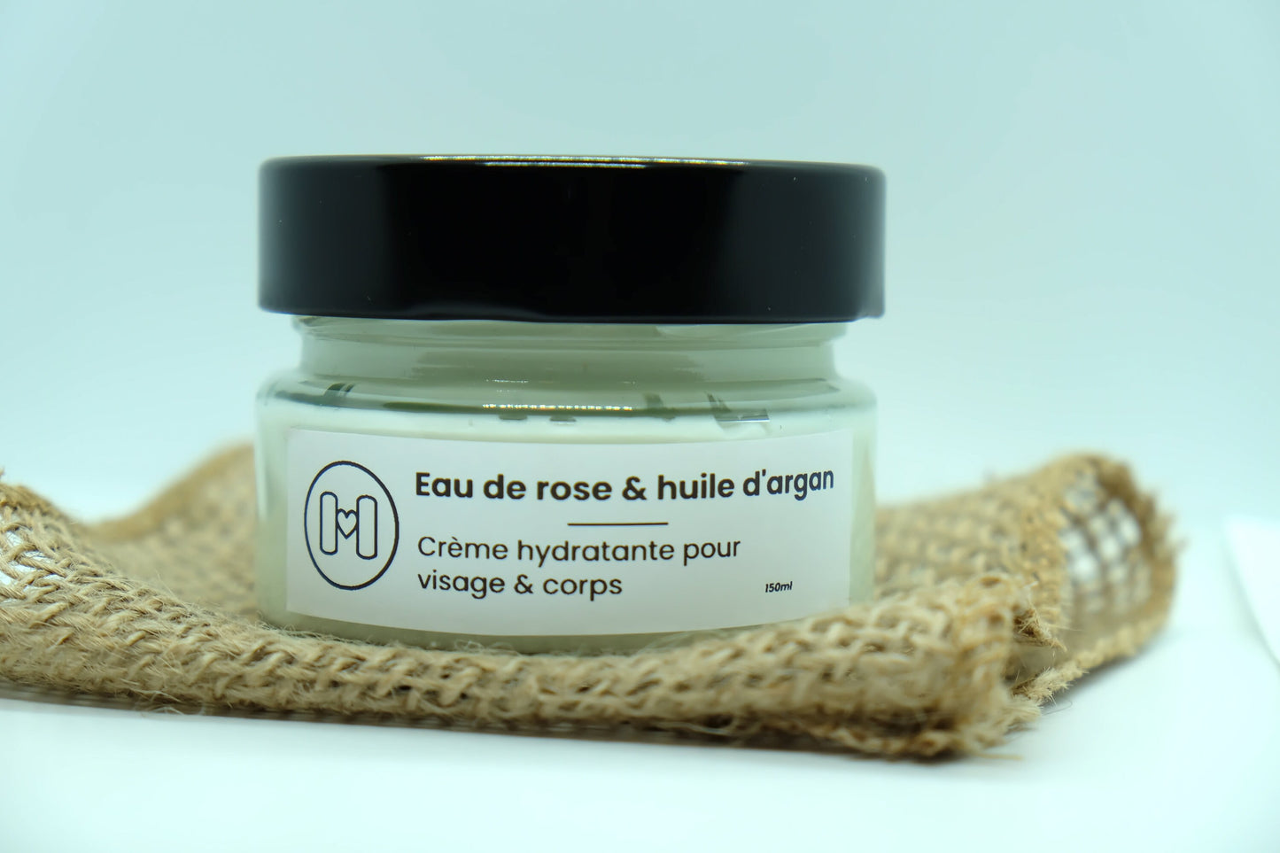 Crème pour visage et corps - Eau de rose & huile argan